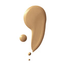 Beige foundation swatch on a white background