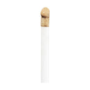 Matchstick with a wooden head on a white background