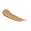 Beige makeup swatch on a white background