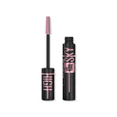 Eyebrow product with brush and packaging on a white background