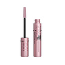 Maybelline Lash Sensational mascara with pink packaging on a white background