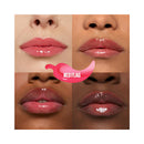 Collage of four different lip shades on a white background with a 'Red Flag' indicator.