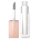 Makeup product with applicator and packaging on a white background