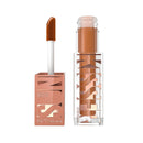 Maybelline lip gloss with applicator on a white background