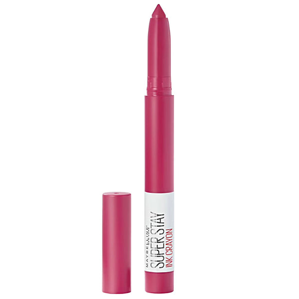 Maybelline Super Stay lipstick crayon on a white background