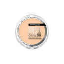 Maybelline Super Stay 24H hybrid powder foundation packaging on a white background