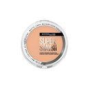 Maybelline Super Stay 24H hybrid powder foundation packaging on a white background