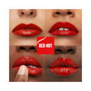 Collage of red lips with a 'Red-Hot' logo in the center.