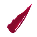 Red lipstick swatch on a white background