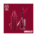 Maybelline Super Stay Ink lip product on a red background with brand logo.