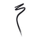 Black makeup brush on a white background