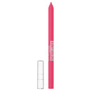 Pink lip liner pencil with cap on a white background
