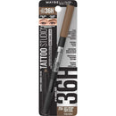 Maybelline Tattoo Studio eyebrow pencil packaging on a white background