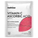 Melrose Vitamin C Ascorbic Acid powder package on a white background