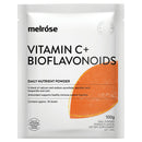 Melrose Vitamin C + Bioflavonoids dietary supplement package on a white background
