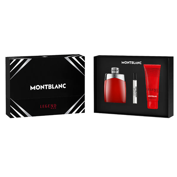 Montblanc Legend Red 3 Piece Gift Set (Eau De Parfum 100ml, Eau De Parfum 7.5ml & Shower Gel 100ml)