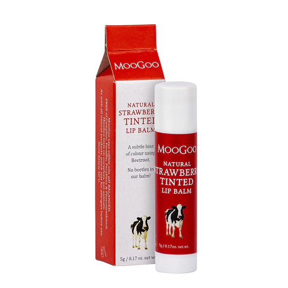 MooGoo Lip Balm - Strawberry Tinted 5g