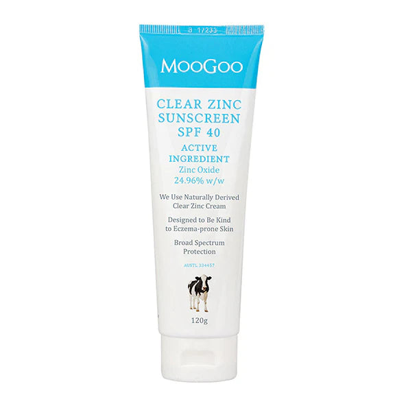 MooGoo Natural Sunscreen SPF40 Broad Spectrum 120g