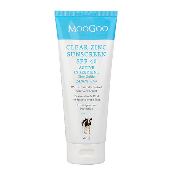 MooGoo Natural Sunscreen SPF40 Broad Spectrum 200g