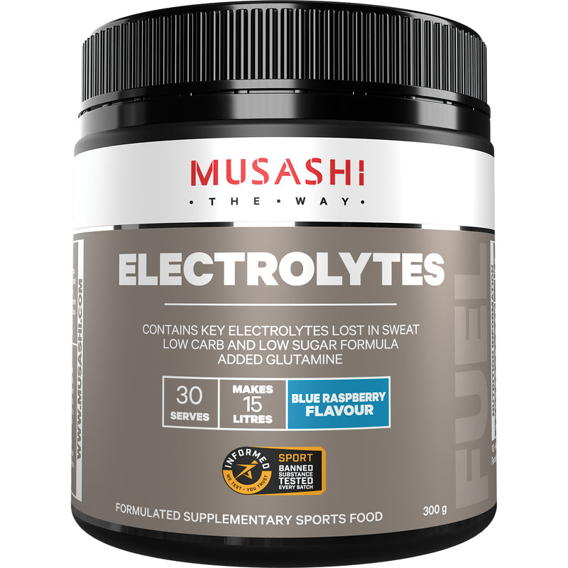 Musashi Electrolytes Blue Raspberry 300G