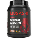 Musashi Shred & Burn Protein Chocolate Flavour 900g