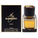 Burberry perfume bottle and packaging on a white background