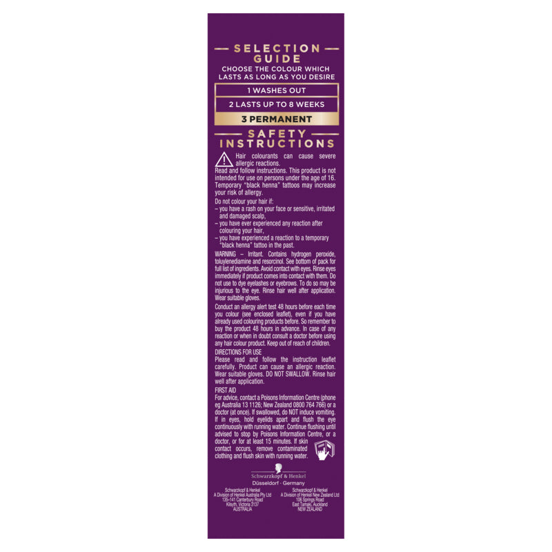 Schwarzkopf Napro Palette - 3-65 Choc Brown