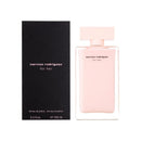 Narciso Rodriguez for Her perfume bottle and packaging on a white background