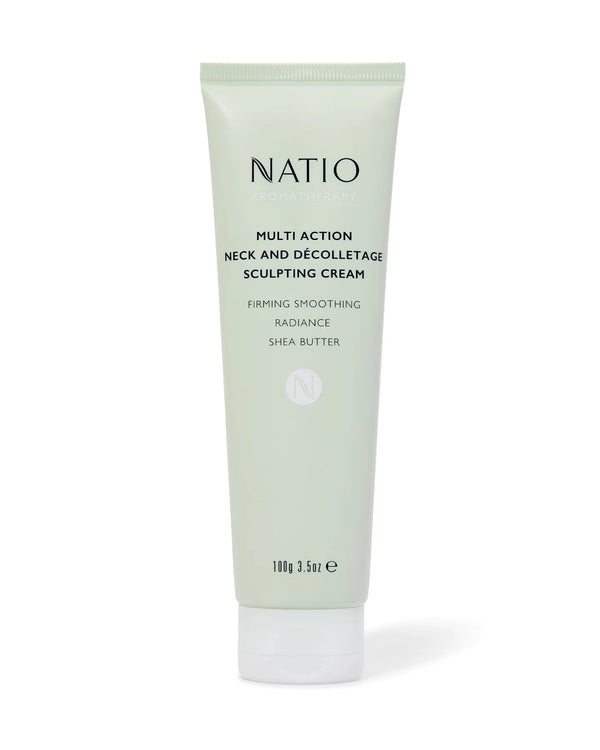 Natio Aromatherapy Multi Action Neck and Décolletage Sculpting Cream 100g