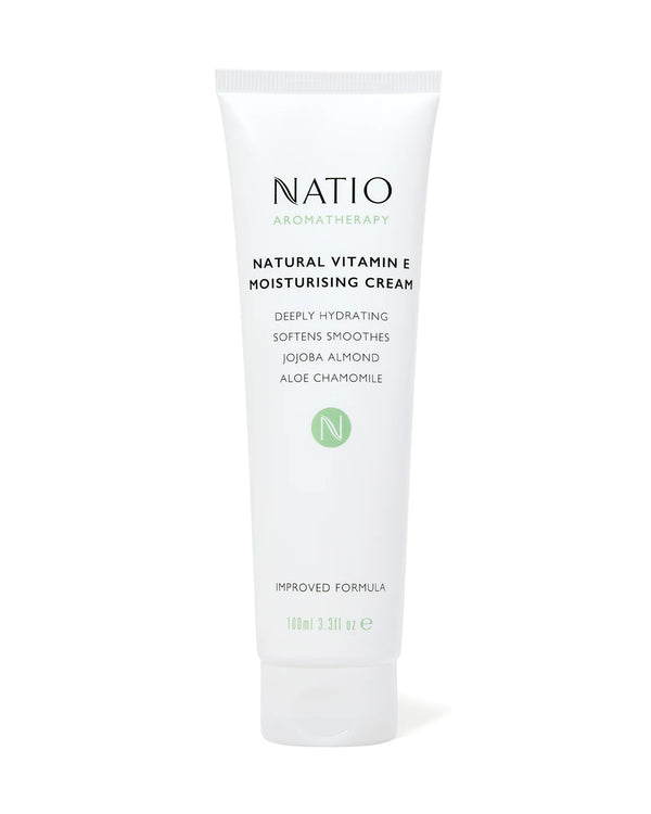 Natio Aromatherapy Natural Vitamin E Moisturising Cream 100ml