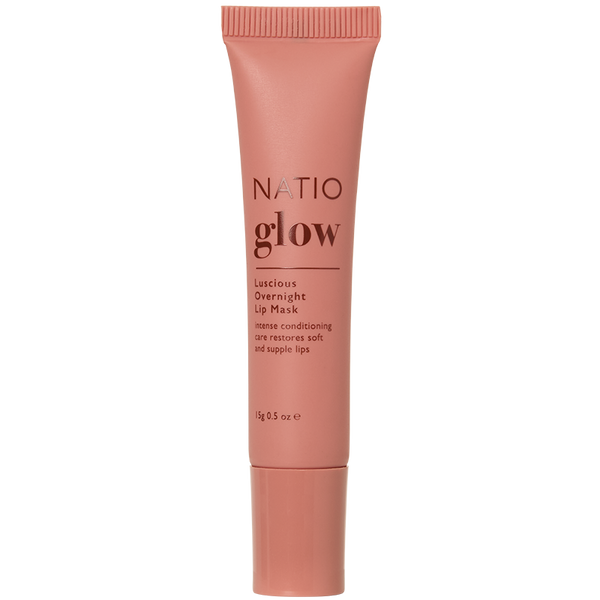 Natio Glow Luscious Overnight Lip Mask 15g