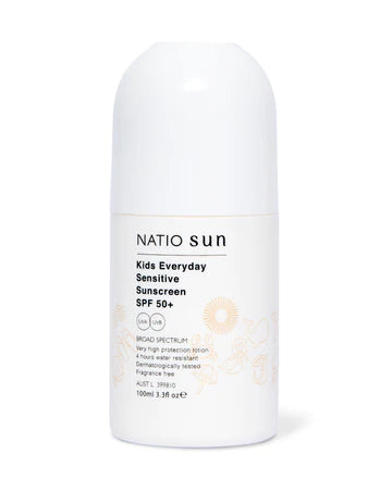 Natio Kids Everyday Sensitive Sunscreen SPF 50+ Roll On 100ml