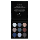 Natio eyeshadow palette with nine shades on a white background