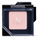 A single-pan blush compact by NARS, featuring a light pink powder pan with the white 'N' logo, housed in a black case with a clear plastic outer cover.