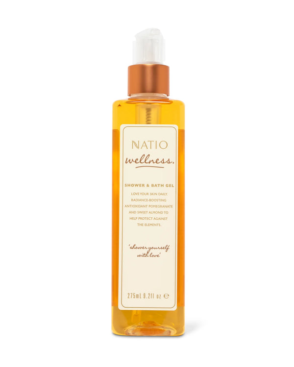 Natio Wellness Shower & Bath Gel 275ml