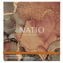 Natio Golden Citrine Mineral Eyeshadow Palette packaging with abstract design