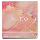 Natio Rose Quartz Mineral Eyeshadow Palette packaging with marble design