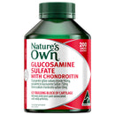 Nature's Own Glucosamine Sulfate with Chondroitin supplement bottle on a white background