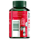 Bottle of Nature's Way Mucinex with green cap and red label on a white background