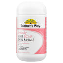 Nature's Way Beauty Hair, Scalp, Skin & Nails supplement container on a white background