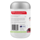 Supplement container with label on a white background