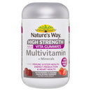 Natures Way High Strength Adult Vita Gummies Multivitamin + Minerals Strawberry - 65 Pastilles