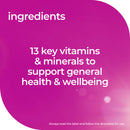Natures Way High Strength Adult Vita Gummies Multivitamin + Minerals Strawberry - 65 Pastilles