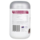 Supplement container with label and directions on a white background