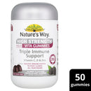 Nature's Way High Strength Adult Vita Gummies container on a white background