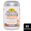 Natures Way High Strength Adult Vita Gummies Vitamin C + Vitamin D - 65 Pastilles