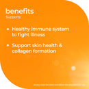Natures Way High Strength Adult Vita Gummies Vitamin C + Vitamin D - 65 Pastilles