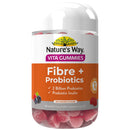 Nature's Way Vita Gummies Fiber + Probiotics packaging on a white background