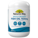 Natures Way Wild Caught Fish Oil 1500mg - 120 Soft Capsules