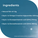 Natures Way Wild Caught Fish Oil 1500mg - 120 Soft Capsules
